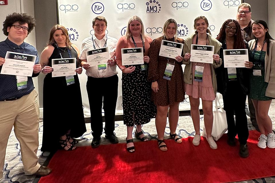 Student media outlets pick up awards at national media convention